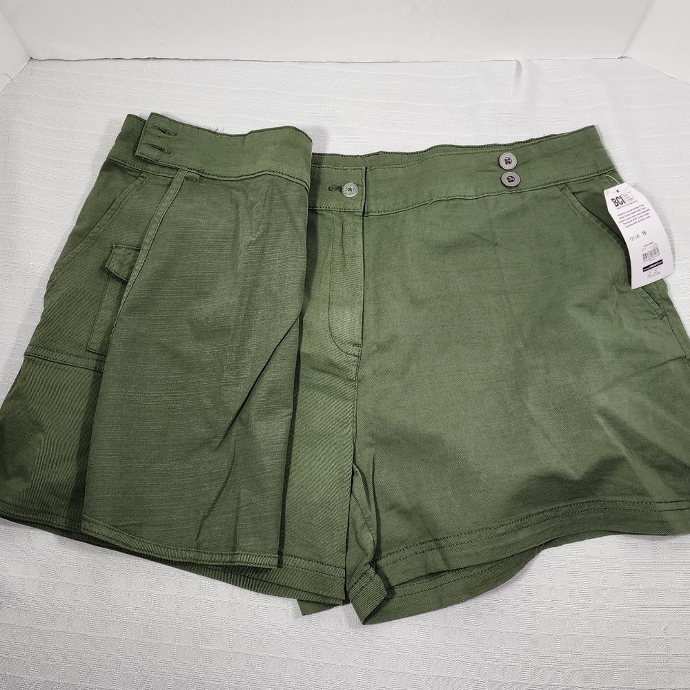 NWT Time And Tru Women's Utility Skort Size 16 Green - Picture 6 of 12